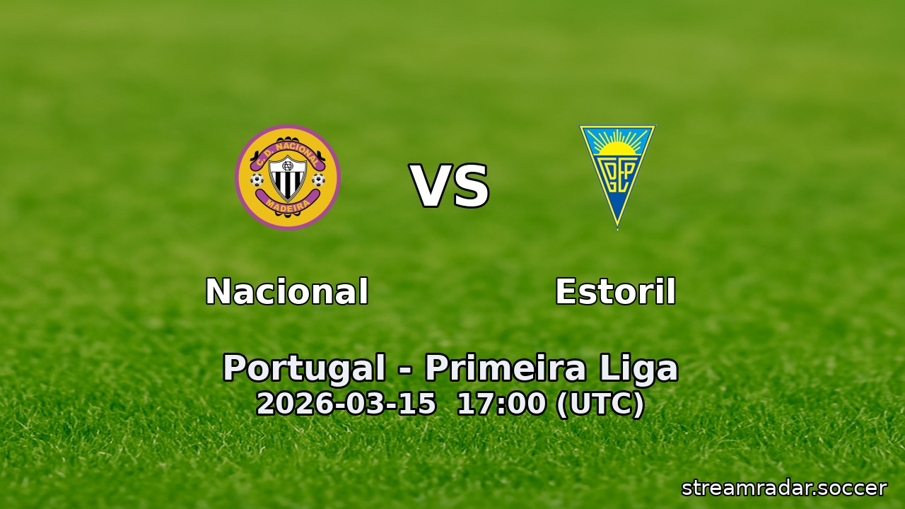 Nacional vs Estoril
