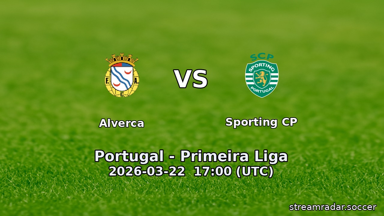 Alverca vs Sporting CP