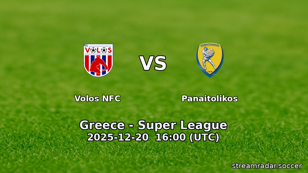 Volos NFC vs Panaitolikos