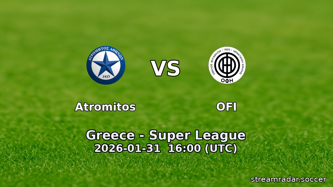 Atromitos vs OFI