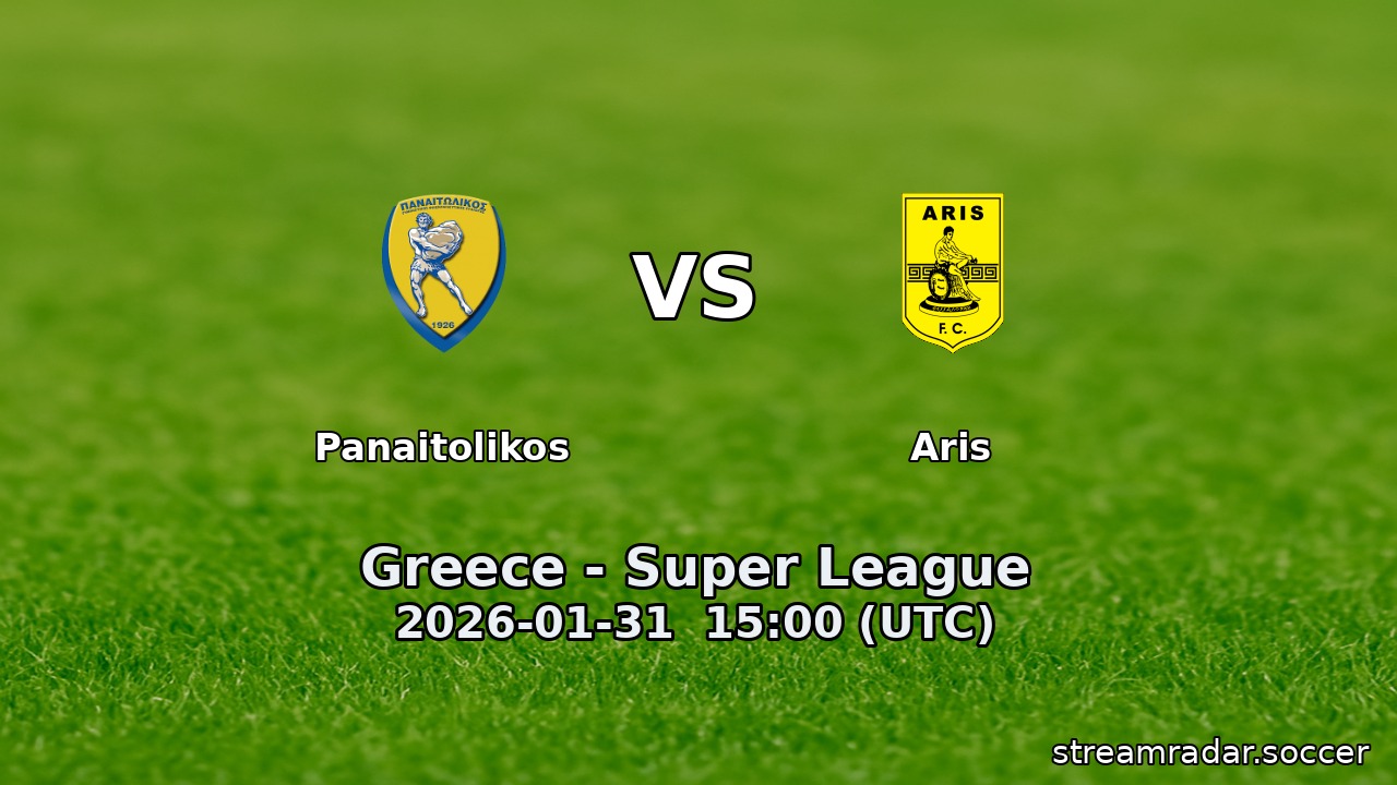 Panaitolikos vs Aris