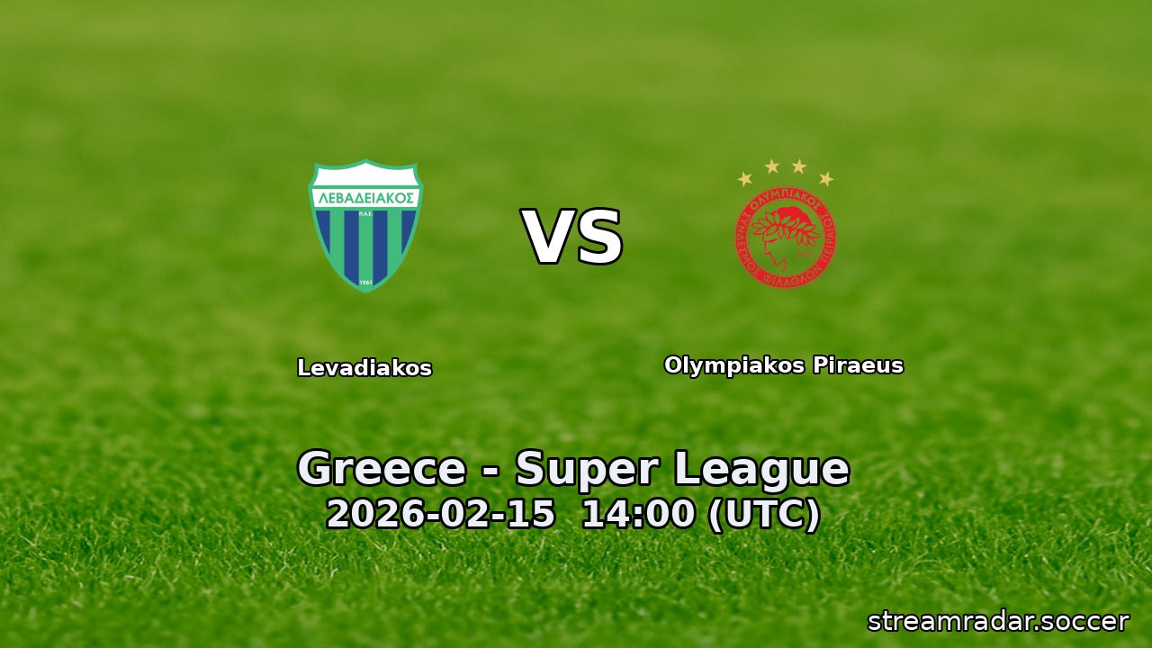 Levadiakos vs Olympiakos Piraeus