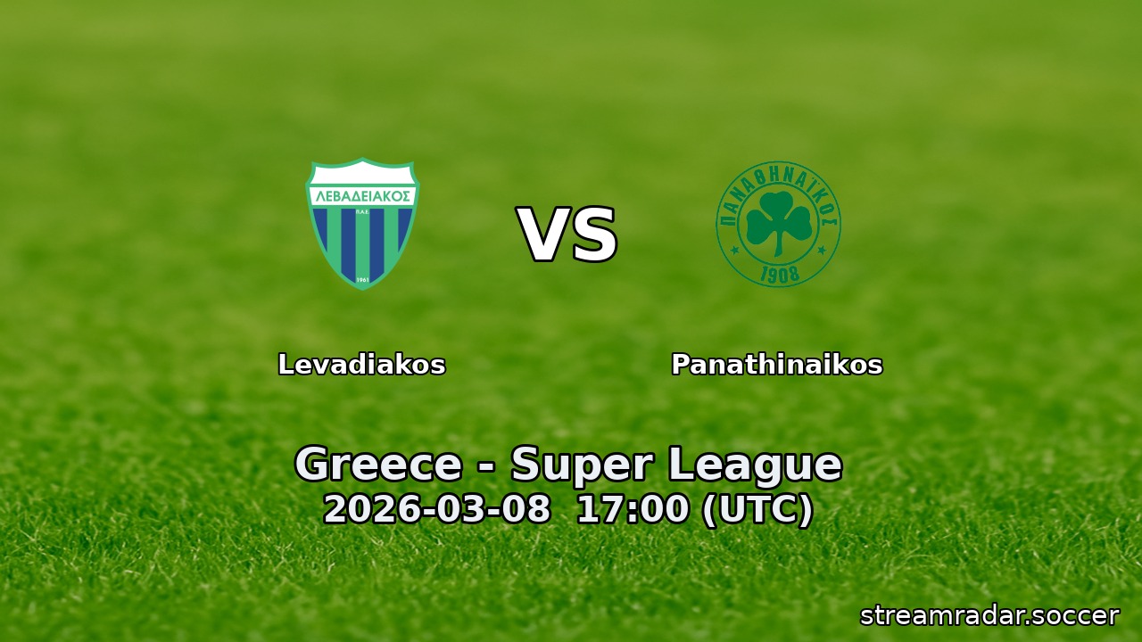 Levadiakos vs Panathinaikos