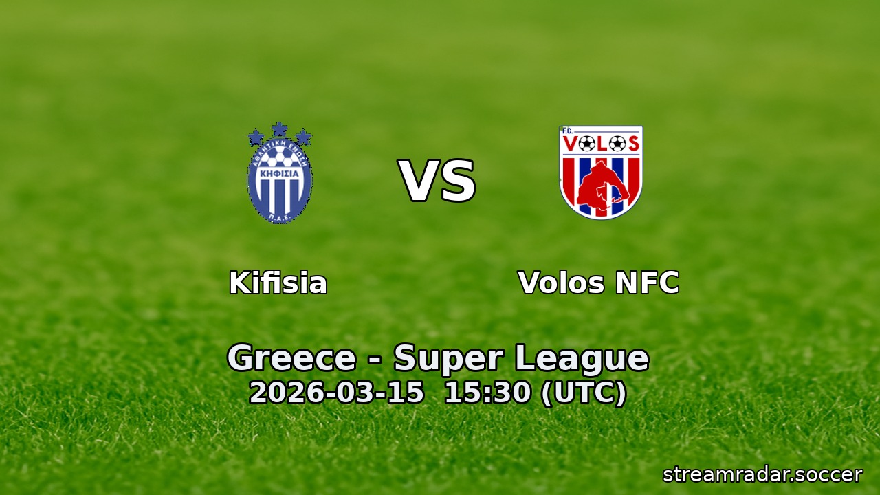 Kifisia vs Volos NFC