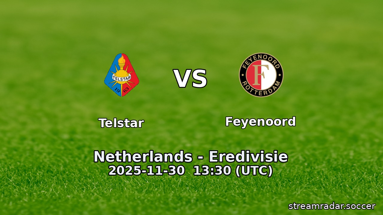 Telstar vs Feyenoord