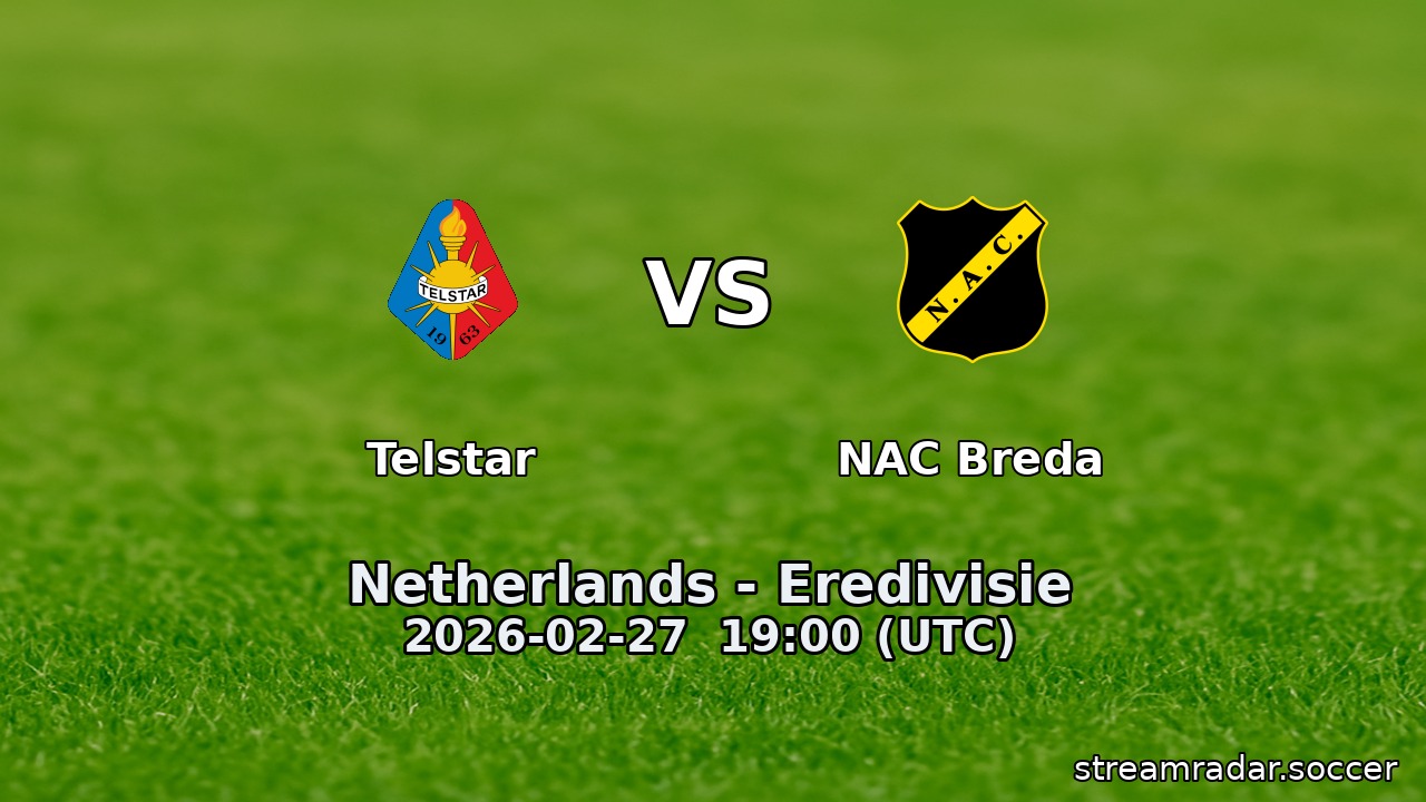 Telstar vs NAC Breda