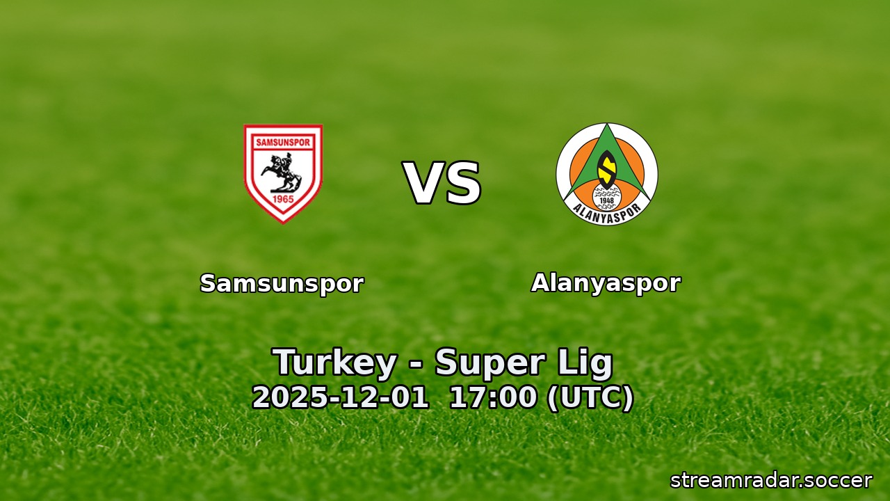 Samsunspor vs Alanyaspor