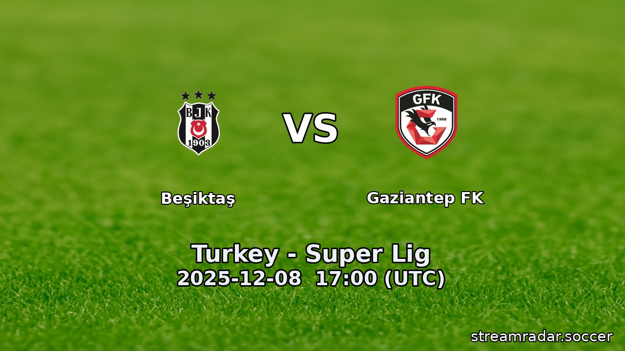 Beşiktaş vs Gaziantep FK