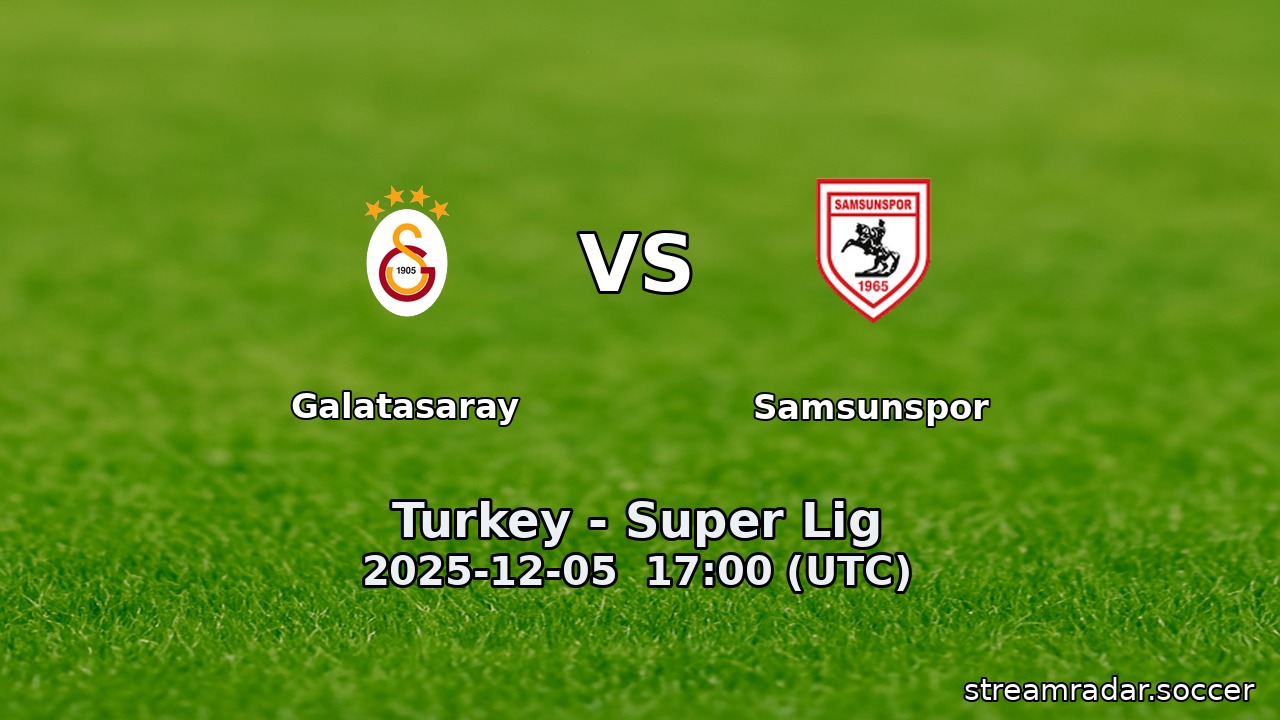 Galatasaray vs Samsunspor
