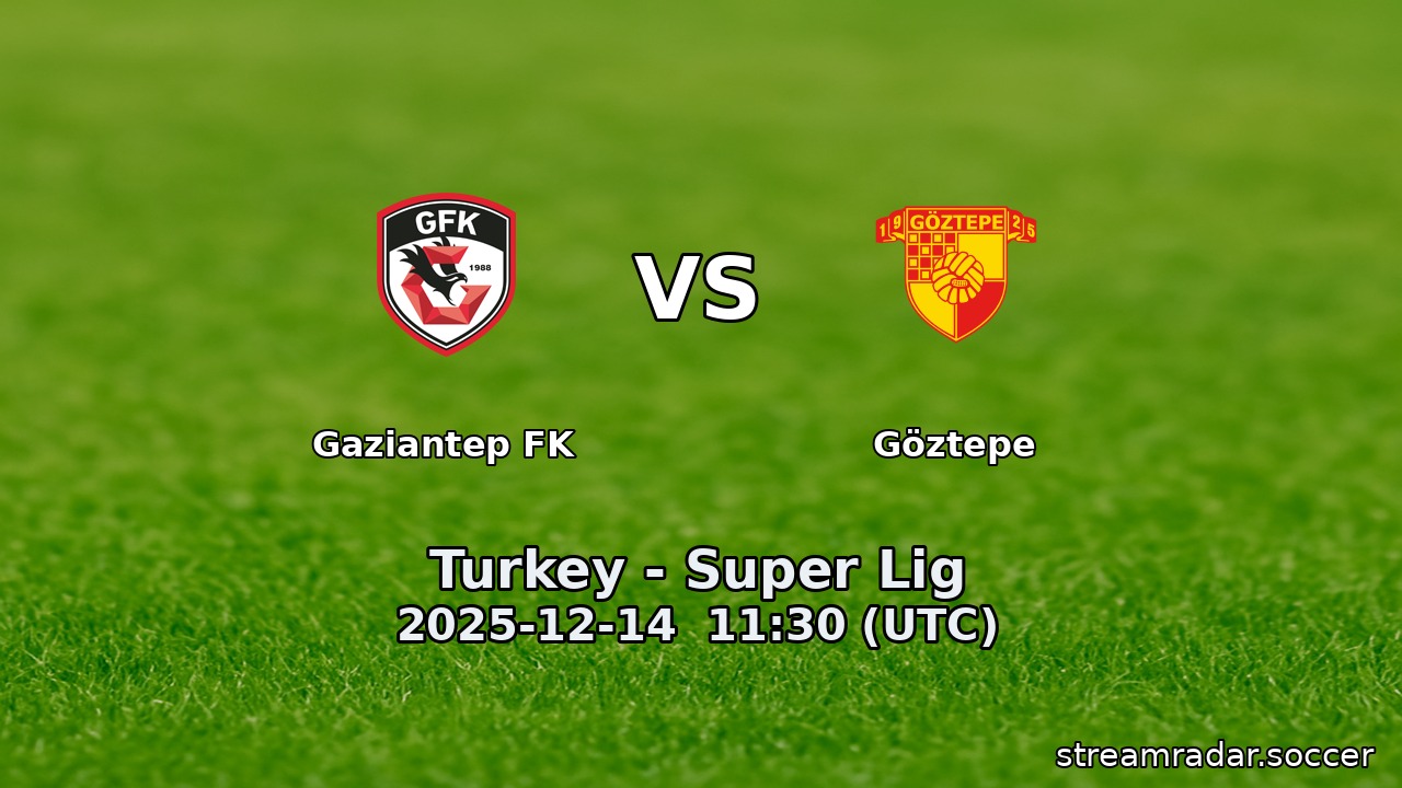 Gaziantep FK vs Göztepe