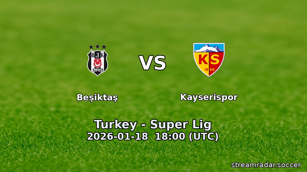 Beşiktaş vs Kayserispor