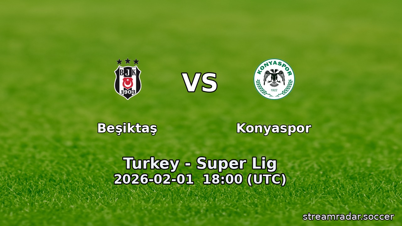 Beşiktaş vs Konyaspor