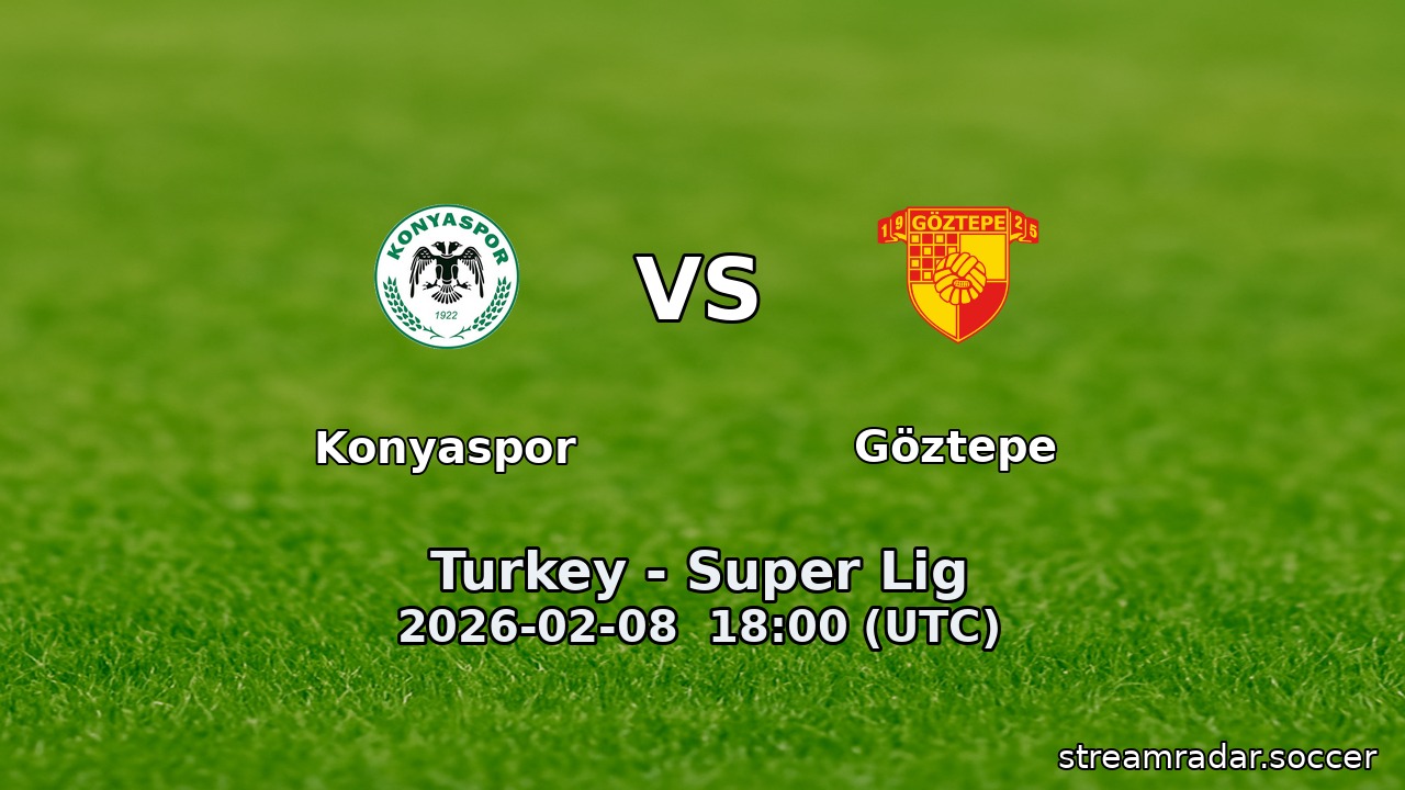 Konyaspor vs Göztepe