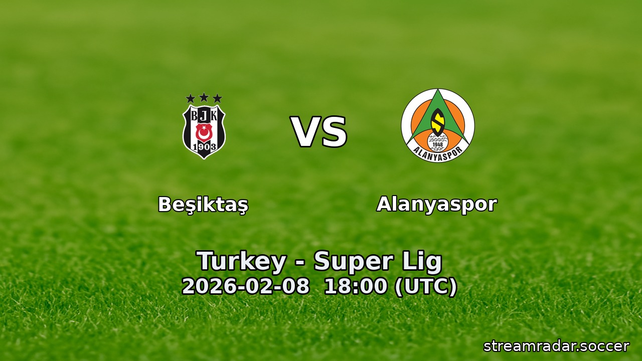 Beşiktaş vs Alanyaspor