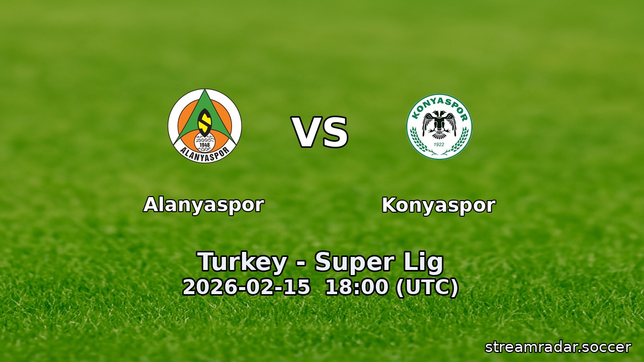 Alanyaspor vs Konyaspor