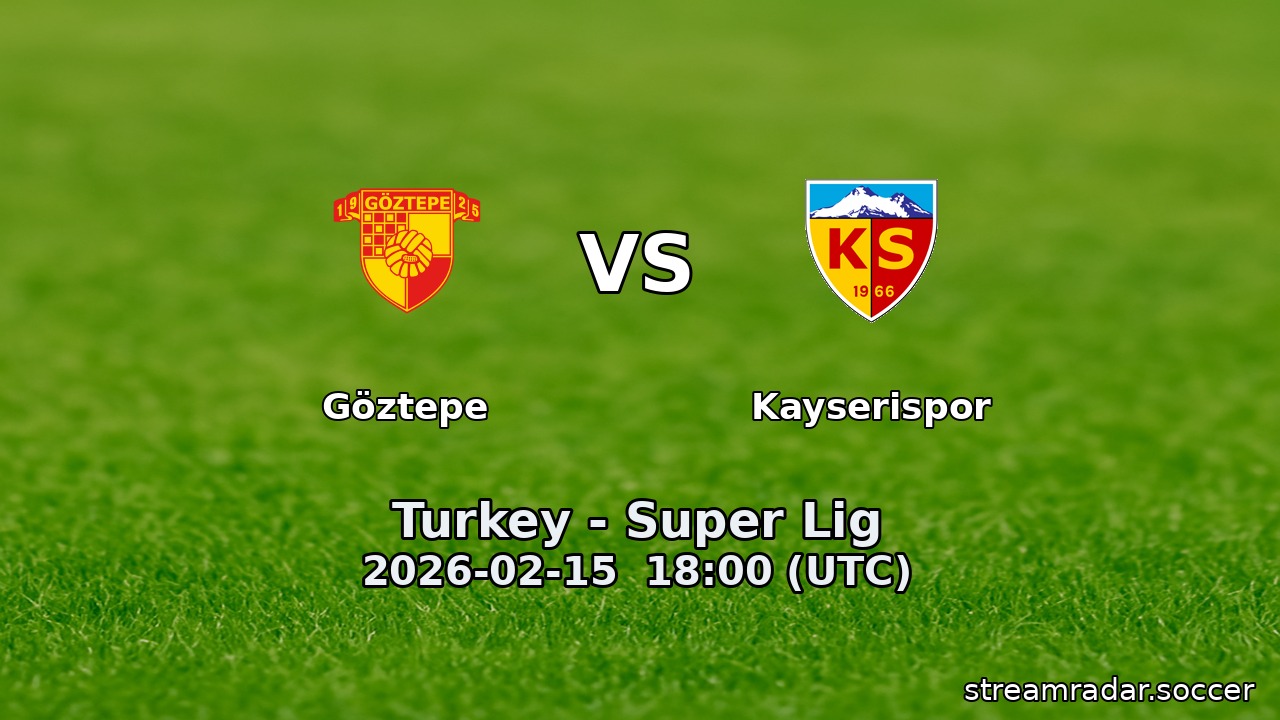 Göztepe vs Kayserispor