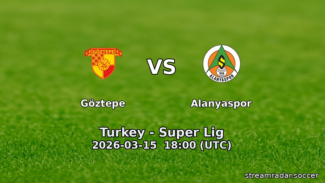 Göztepe vs Alanyaspor