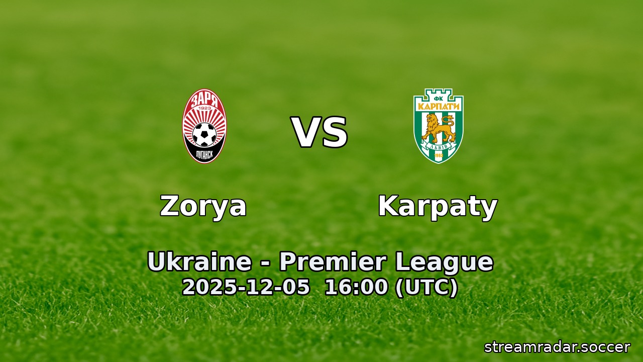 Zorya vs Karpaty
