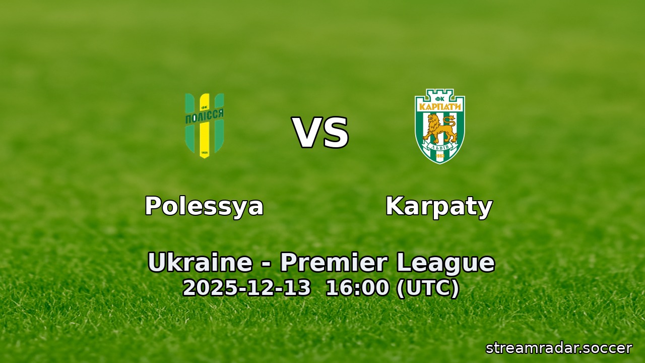 Polessya vs Karpaty