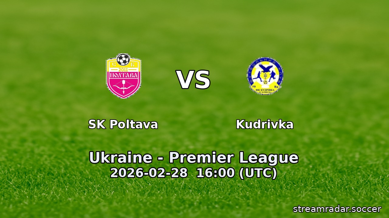 SK Poltava vs Kudrivka