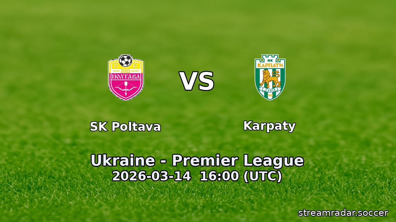 SK Poltava vs Karpaty