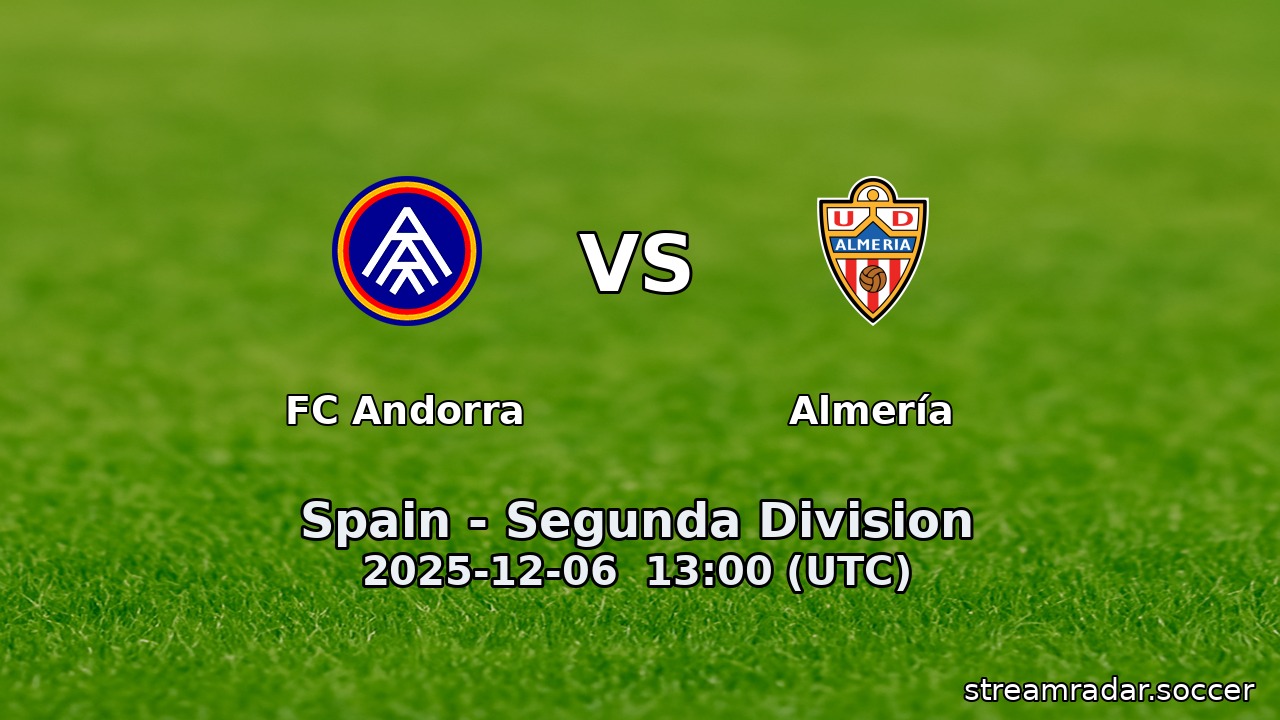 FC Andorra vs Almería