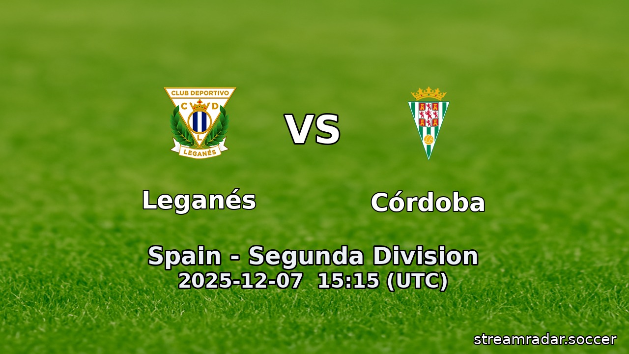 Leganés vs Córdoba