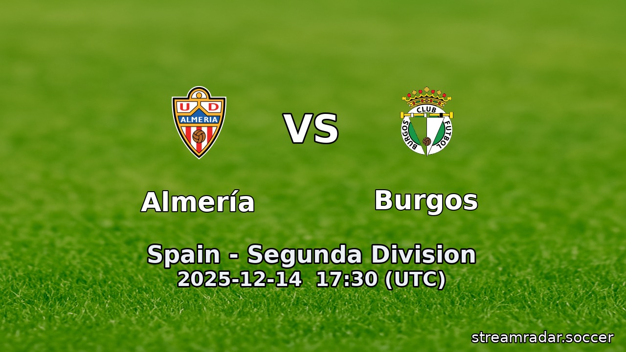 Almería vs Burgos