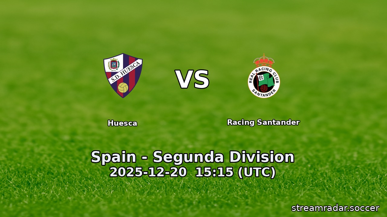 Huesca vs Racing Santander
