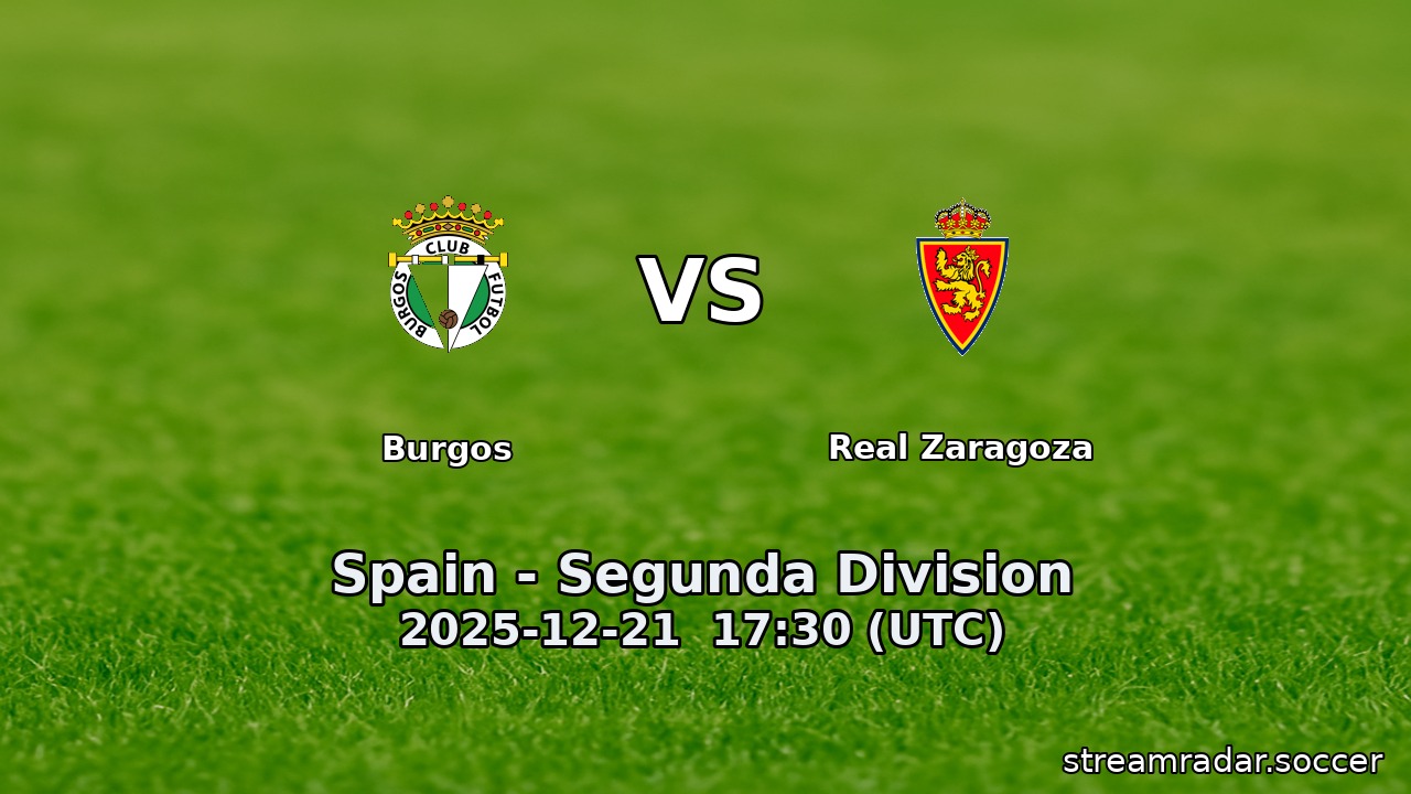 Burgos vs Real Zaragoza