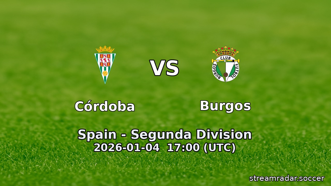 Córdoba vs Burgos