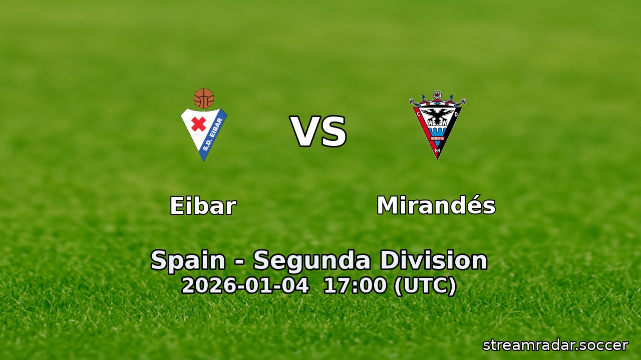 Eibar vs Mirandés