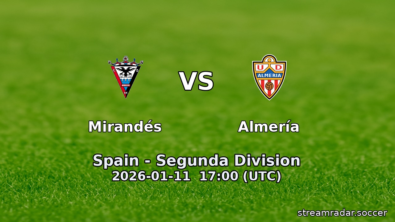 Mirandés vs Almería