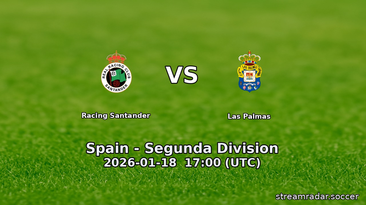 Racing Santander vs Las Palmas