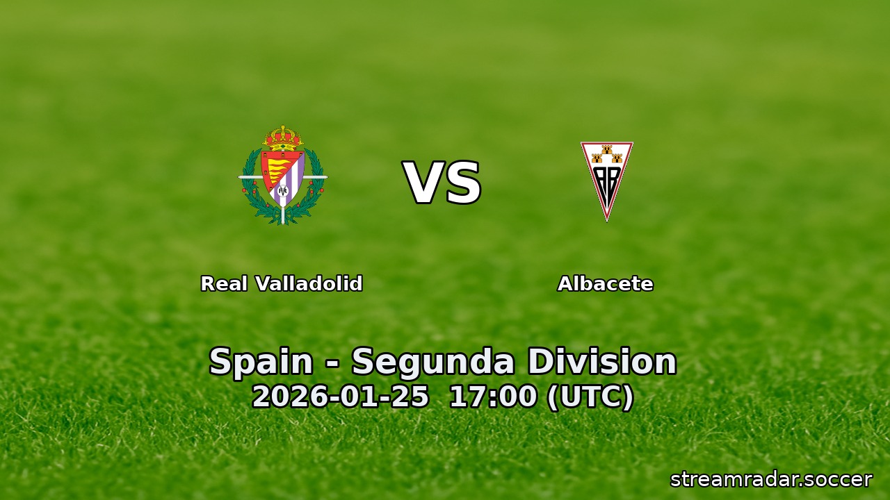 Real Valladolid vs Albacete