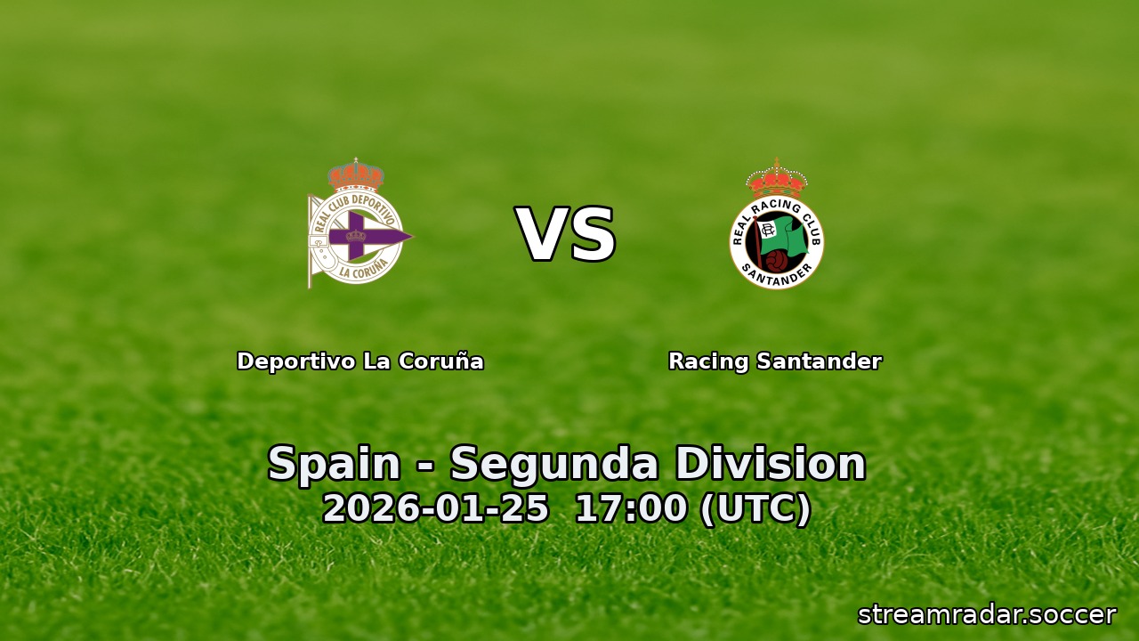 Deportivo La Coruña vs Racing Santander
