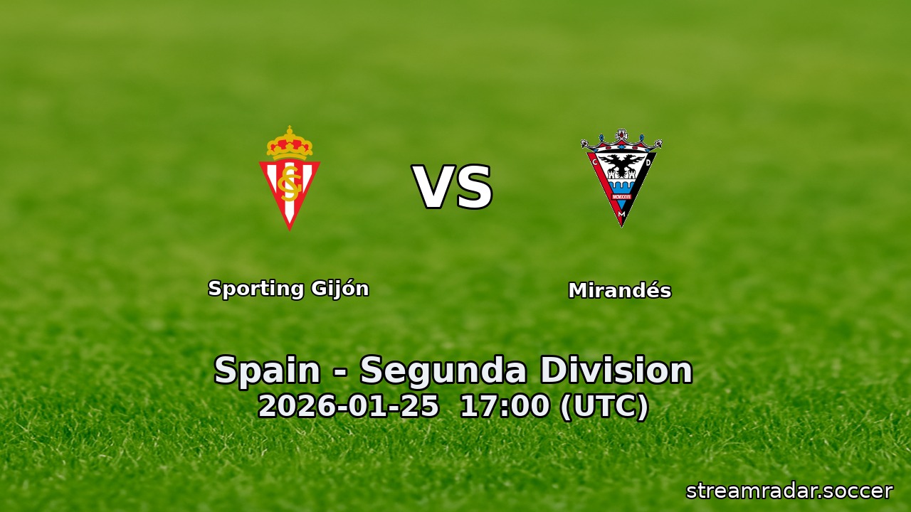 Sporting Gijón vs Mirandés