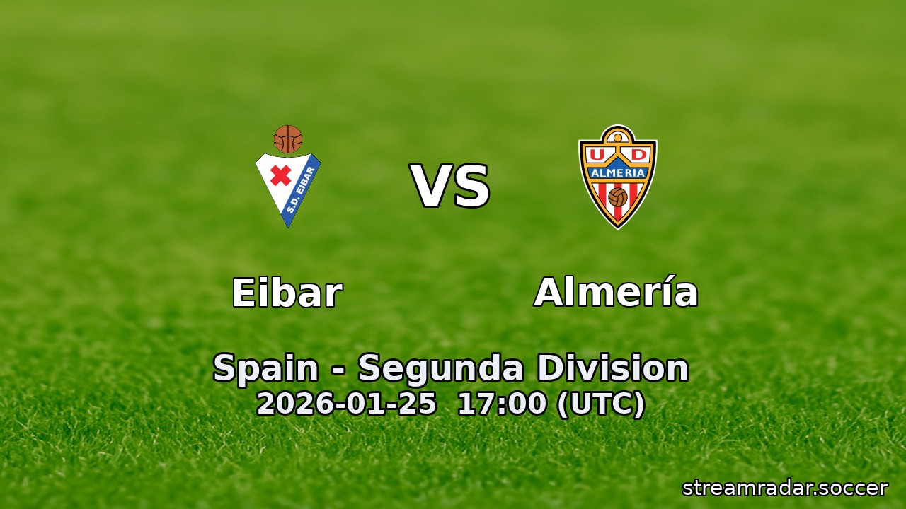 Eibar vs Almería
