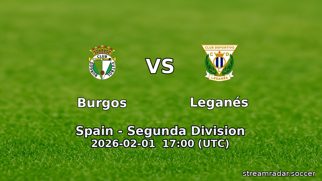 Burgos vs Leganés