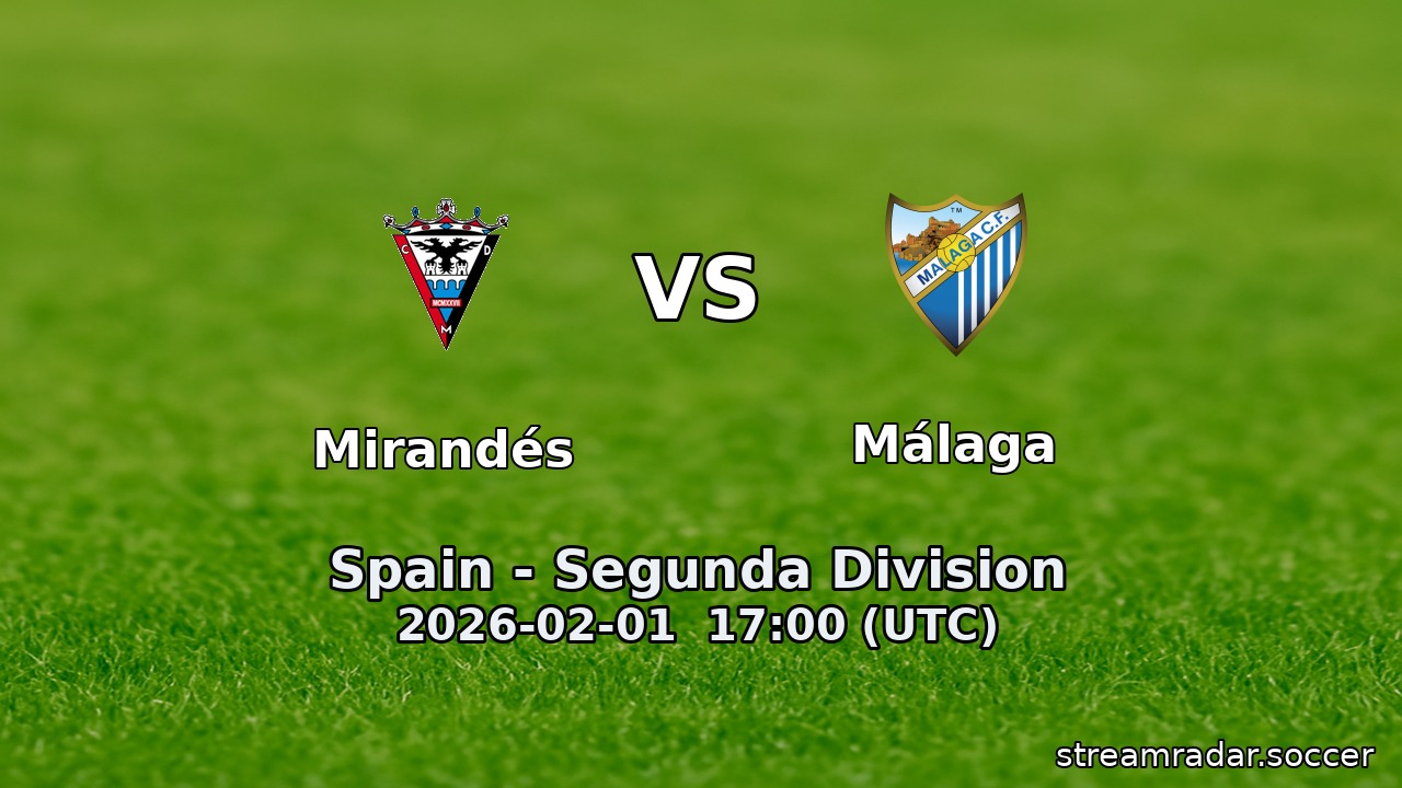 Mirandés vs Málaga