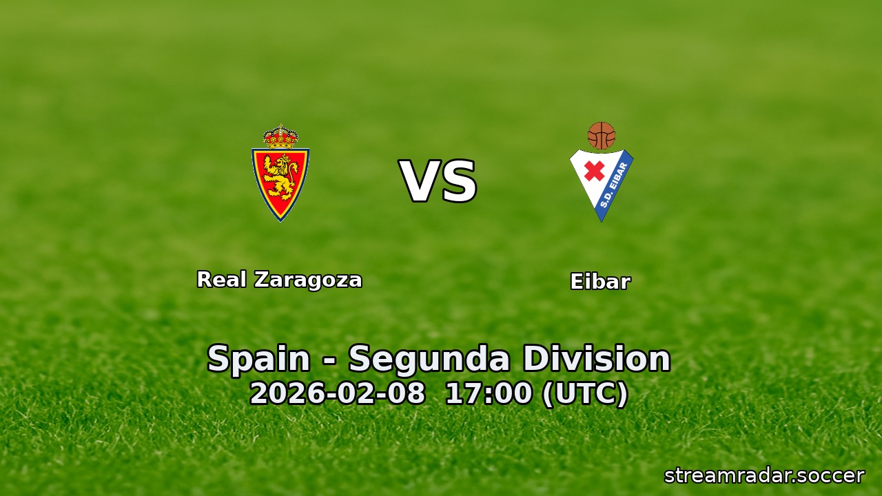 Real Zaragoza vs Eibar