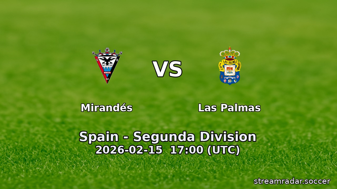 Mirandés vs Las Palmas