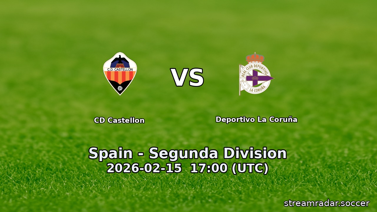 CD Castellon vs Deportivo La Coruña