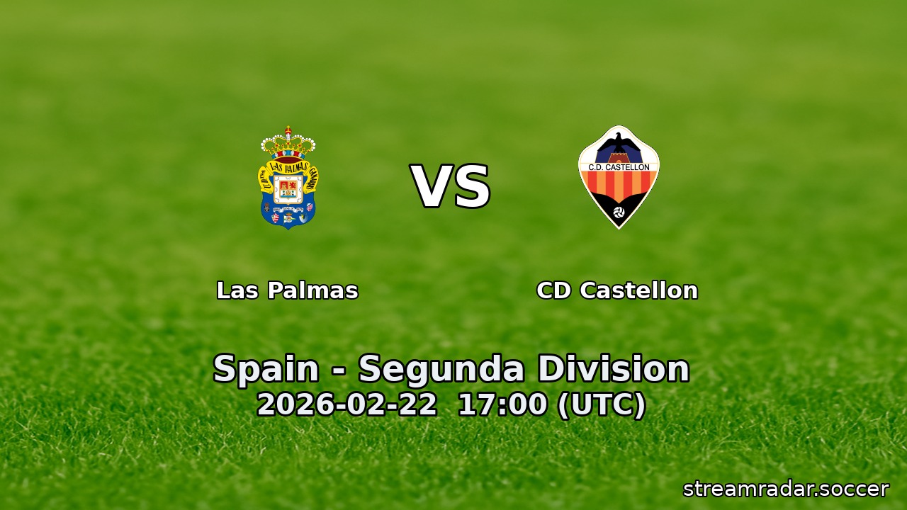 Las Palmas vs CD Castellon