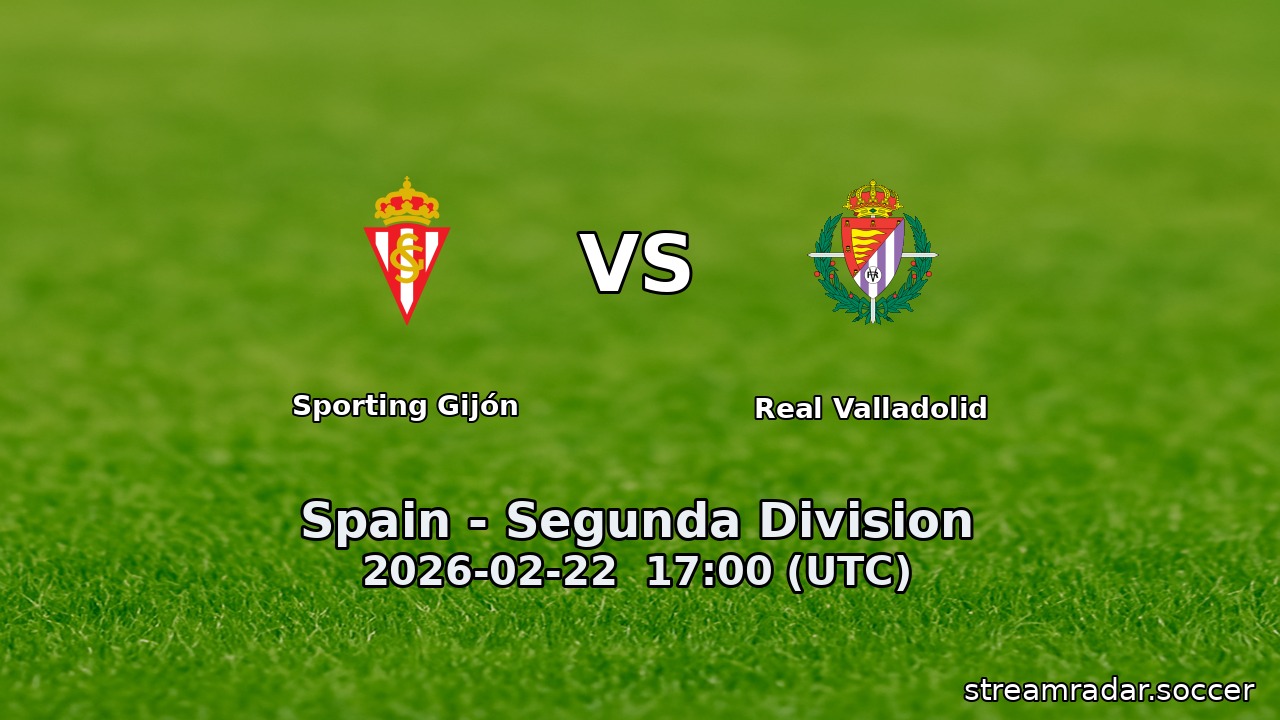 Sporting Gijón vs Real Valladolid
