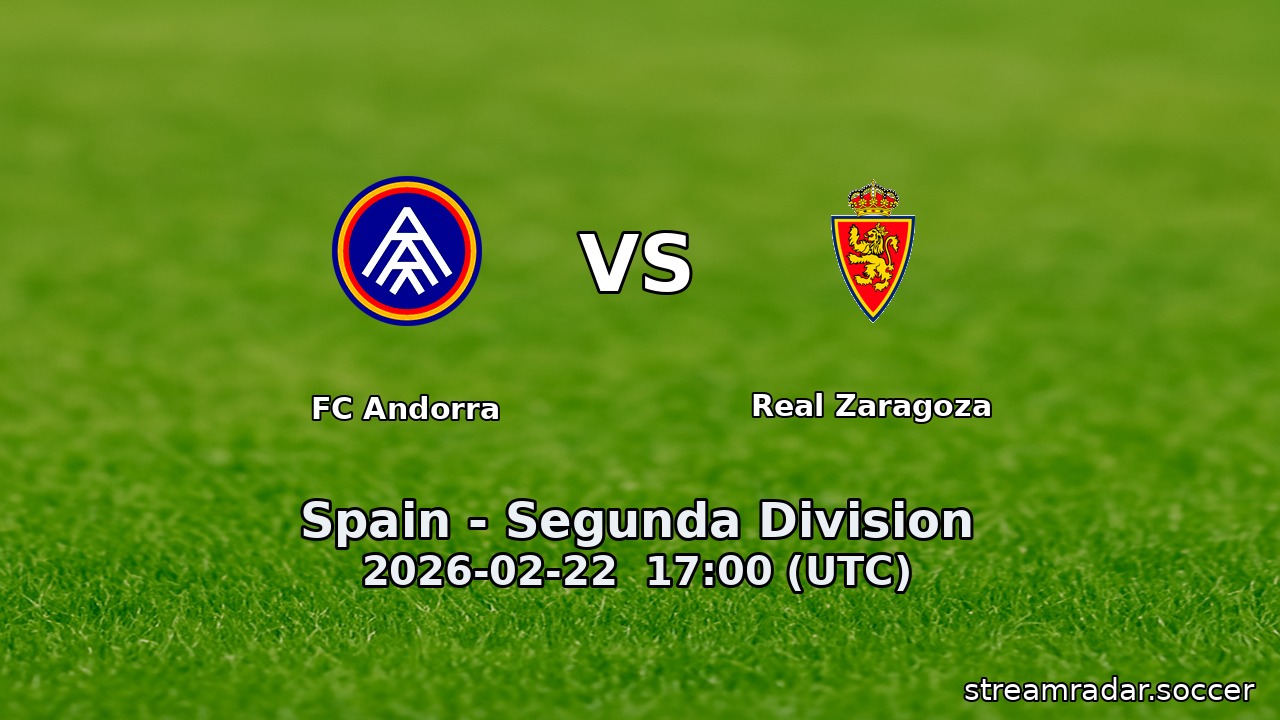 FC Andorra vs Real Zaragoza