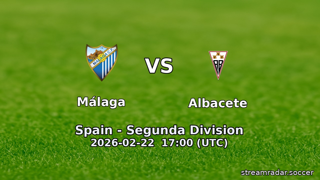 Málaga vs Albacete