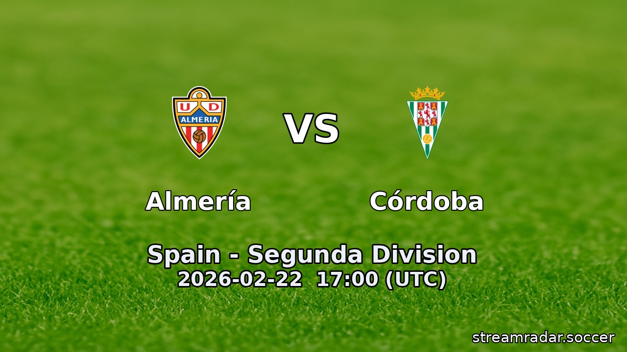 Almería vs Córdoba