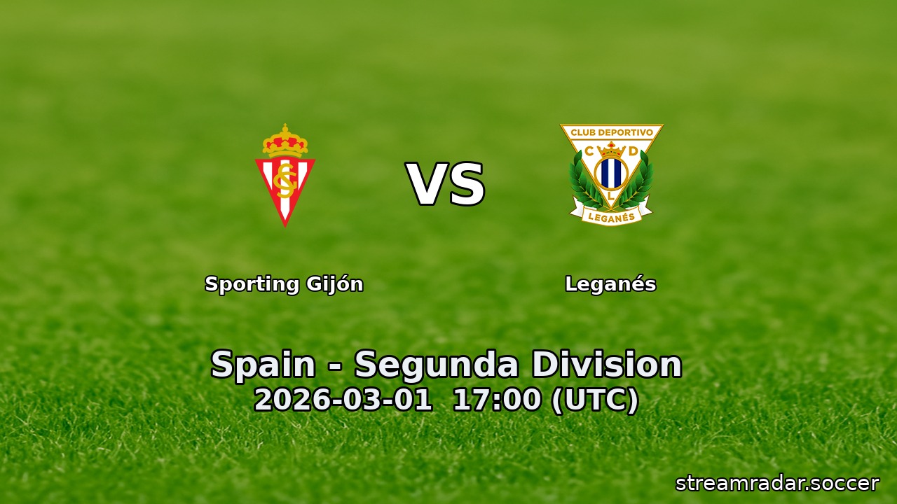 Sporting Gijón vs Leganés