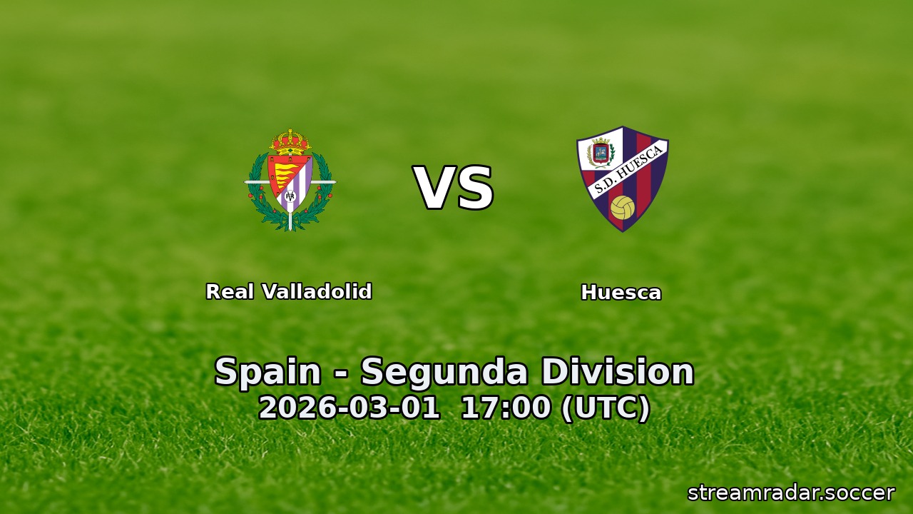 Real Valladolid vs Huesca